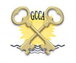 GCCA logo and illustration with two keys