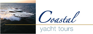 Coastal Yacht Tours logo with a picture of Yacht